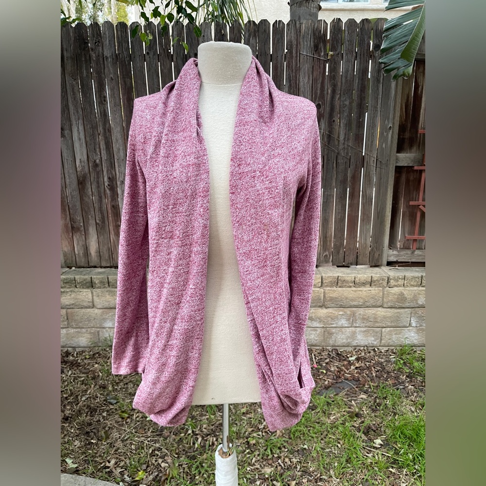 UGG Women's fall Pink slug knit open front Cardigan comfy cabin relax fit S
